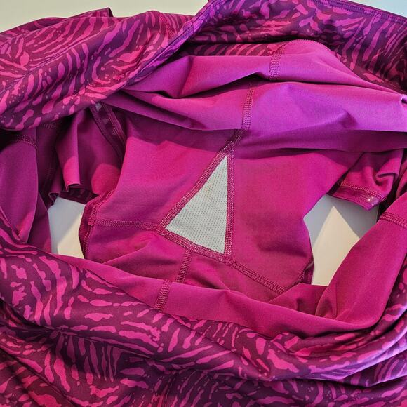 Athleta Ace Printed Pink 13.5 Tennis Skort with Pockets Plus Size 2x Workout - Picture 6 of 9